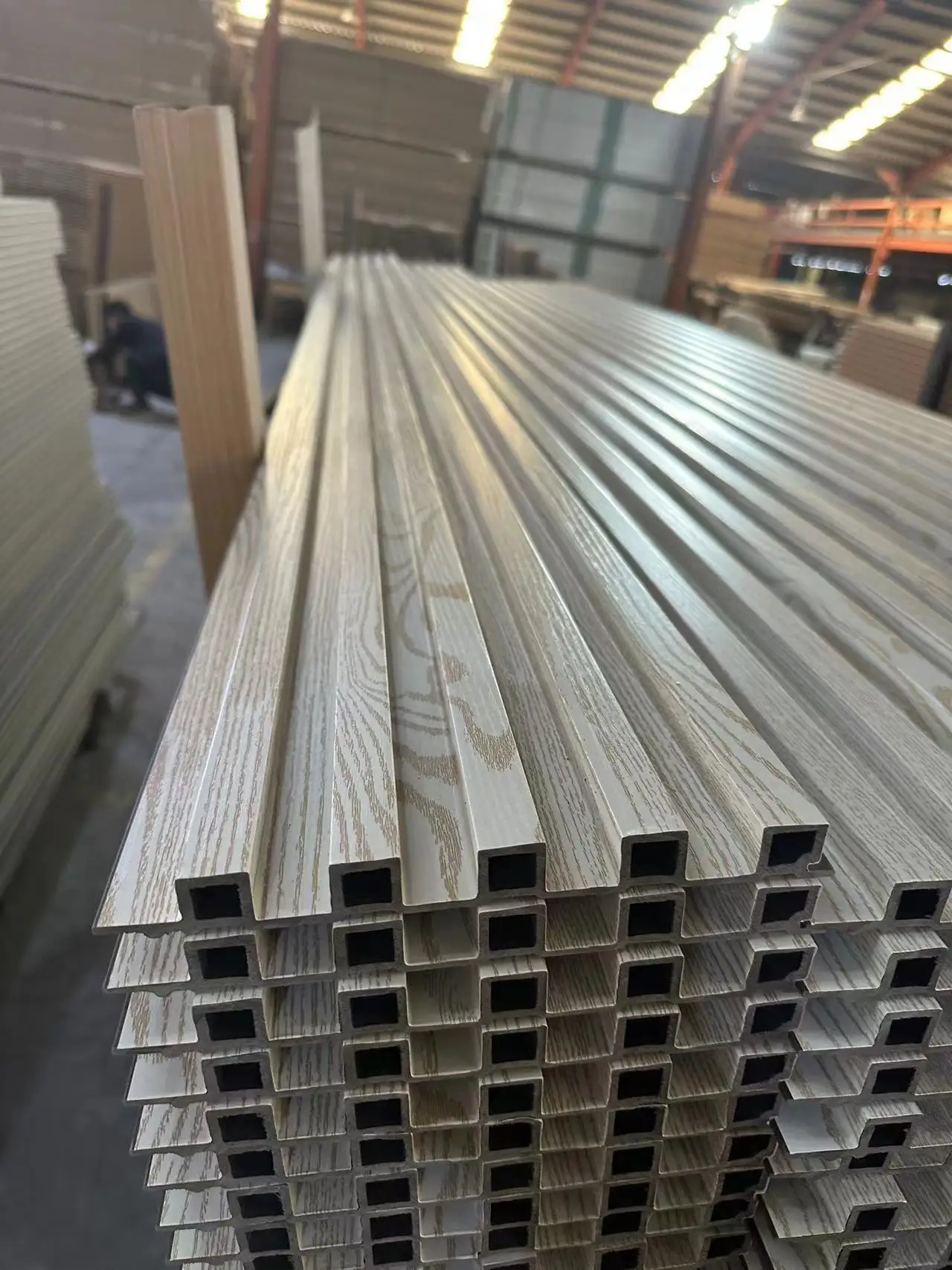 new arrival high strength engineered structural clear wood plastic composite WPC wall panel