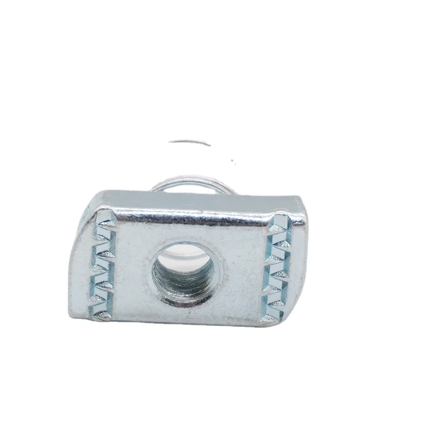 Long spring channel nut ss spring wing nut uni strut steel spring nut for cable tray