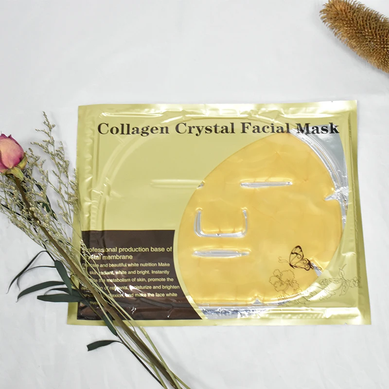 China Manufacturer OEM Face Care Non-toxic 24k Gold Collagen Crystal Face Mask