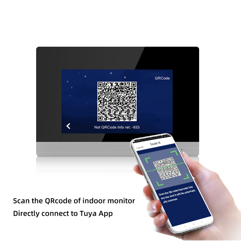 Bcom Professional 7-Inch IP SIP Touch Screen Video Door Phone WiFi Monitoring 1080p Resolution Color Camera Apartment Buildings