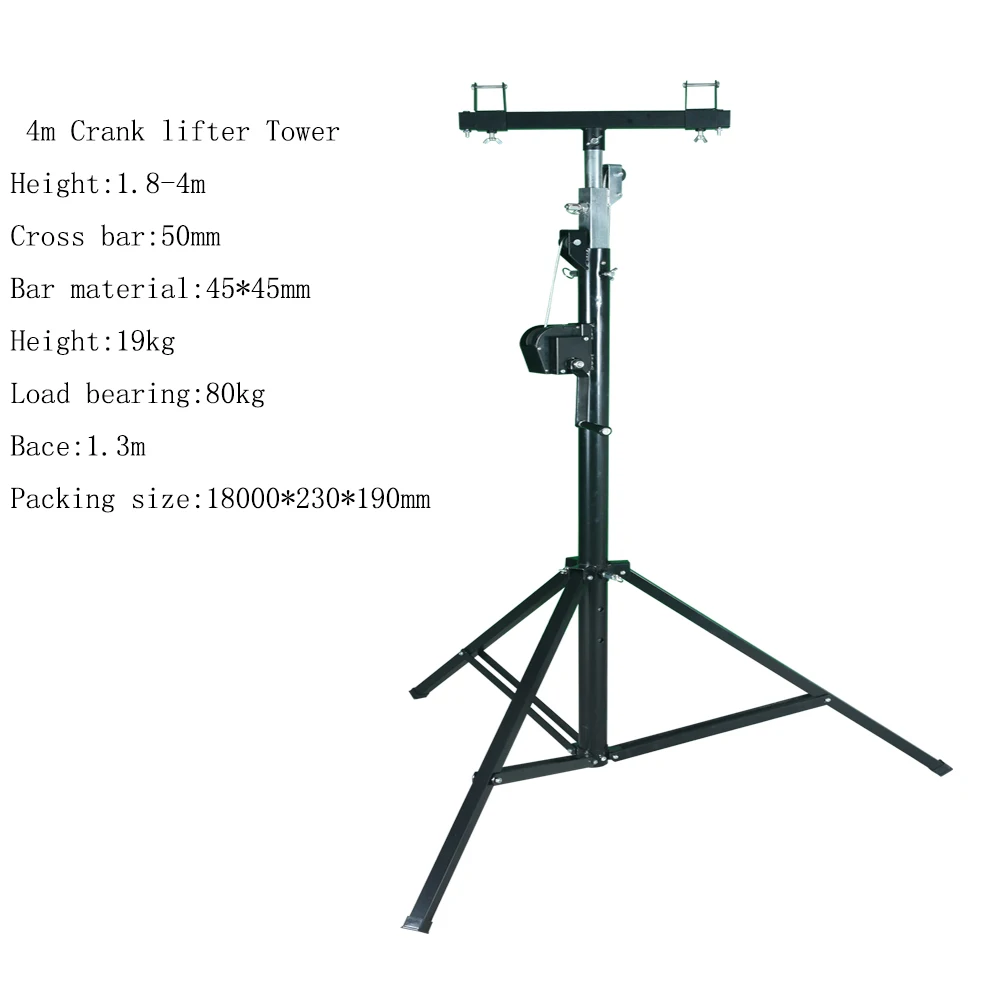 
Portable Crank Stand Lighting Truss Systems tower Lift Truss 