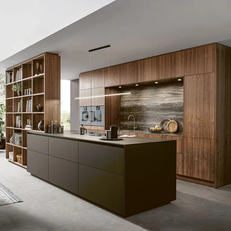 Customized New Trending Products Durable Saving Space Europe Artificial Board Kitchen Cabinet Full Set With Sink