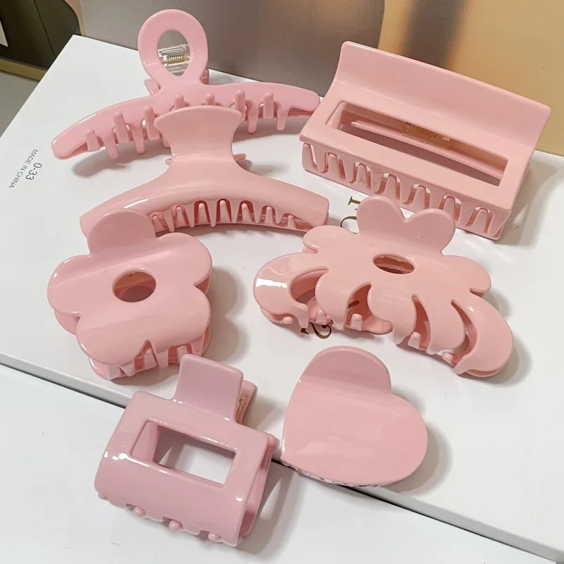 Ins Hot Selling Acetate Hair Claws 8cm Crystal Little Grape Hair Clips Rhinestone Claw Hair Clips