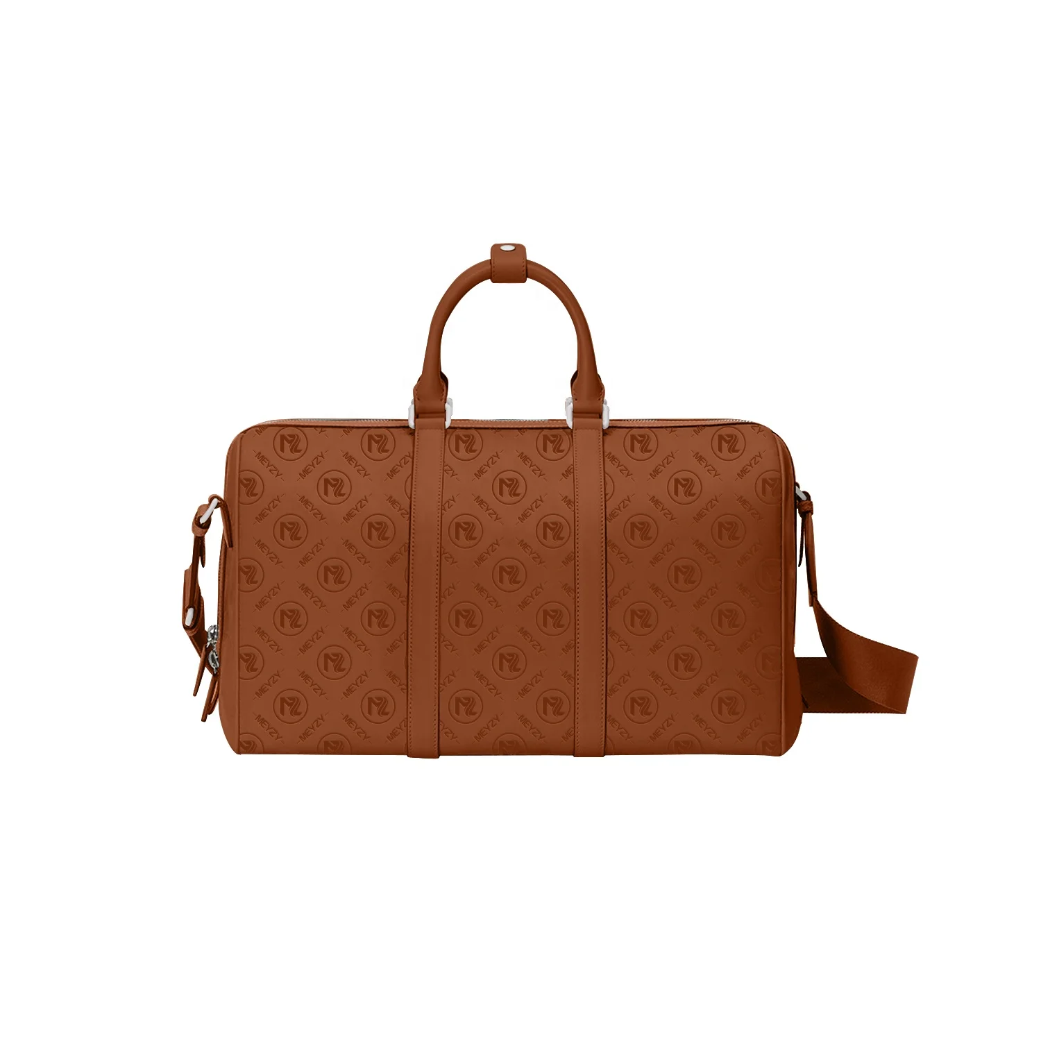 Latest Design Fashion Ladies Custom Embossed Leather Duffle Bags For Travel