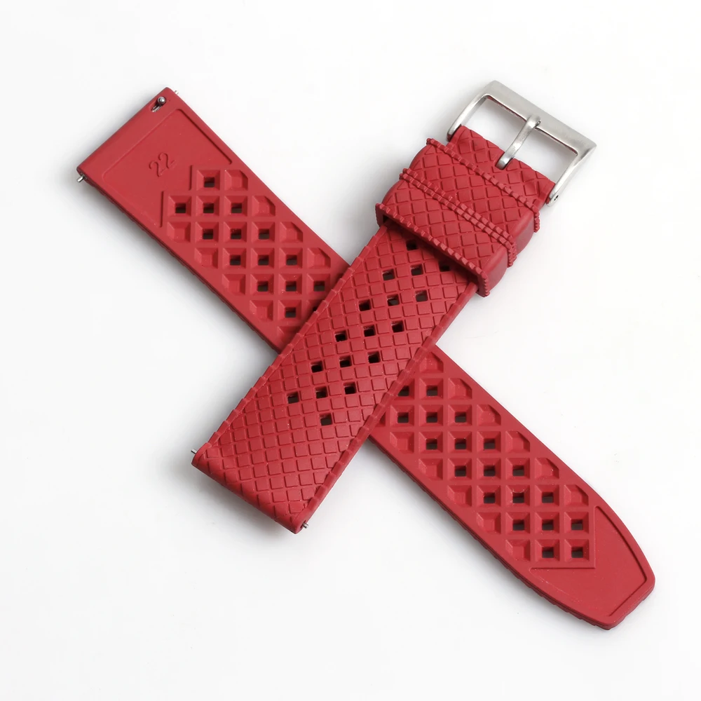 Fluoroelastomer Watch Bands FKM Watch Strap