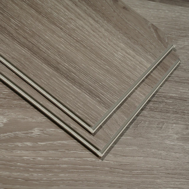 Wood Veneer Spc Flooring for Home Easy to Clean EN ISO EN 434 Factory Competitive Price 4.5mm 5mm 6mm