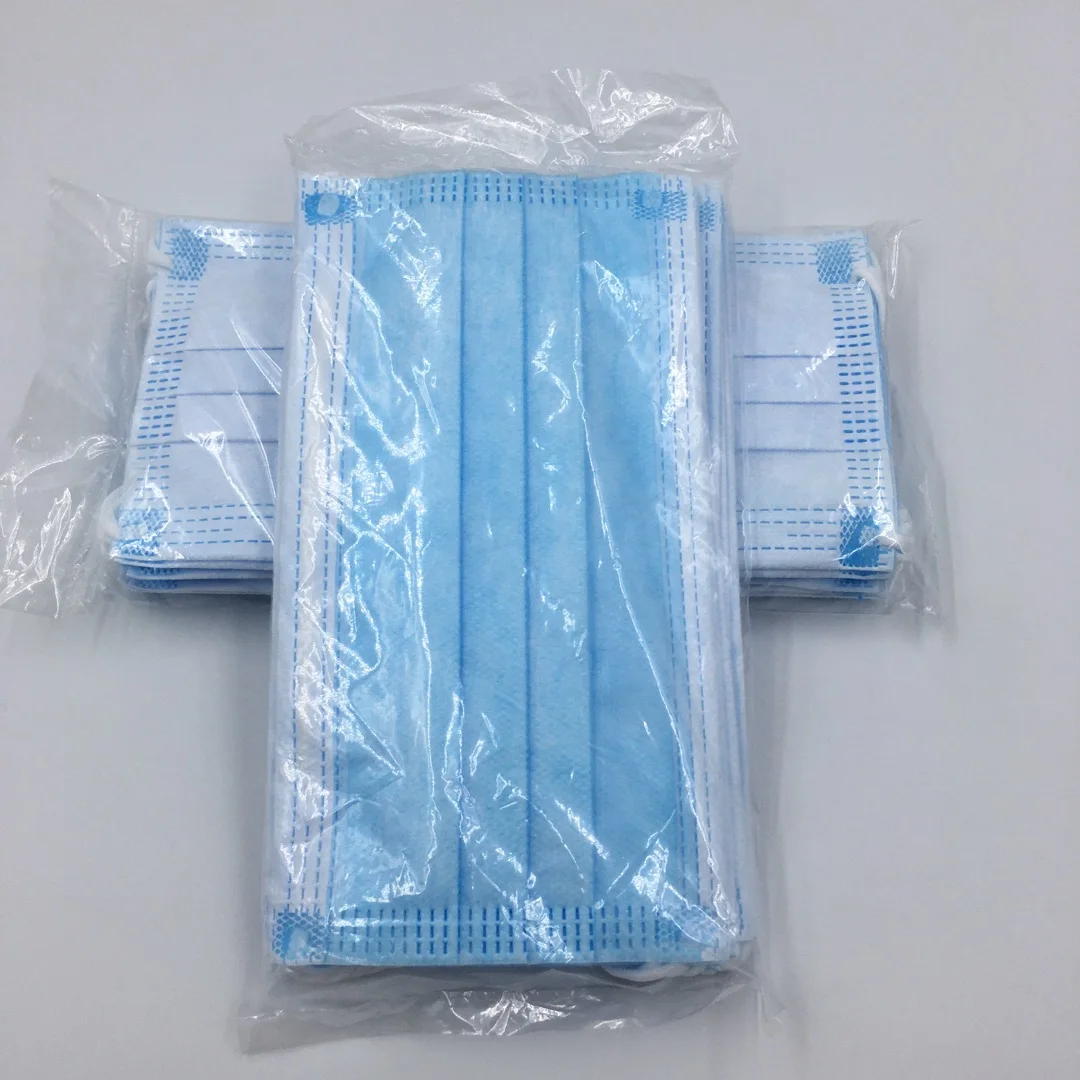 Type1non reusable surgical flat mask 3ply non-woven medical face mask order online