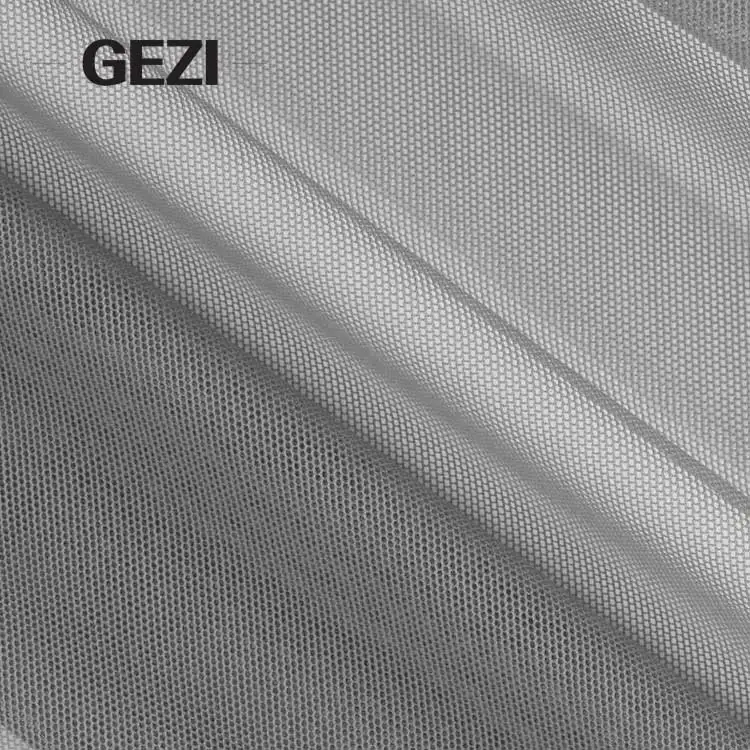 wicking polyester nylon spandex stretch makeup pouch travel laundry clothing mesh wash cosmetic bag white activewear