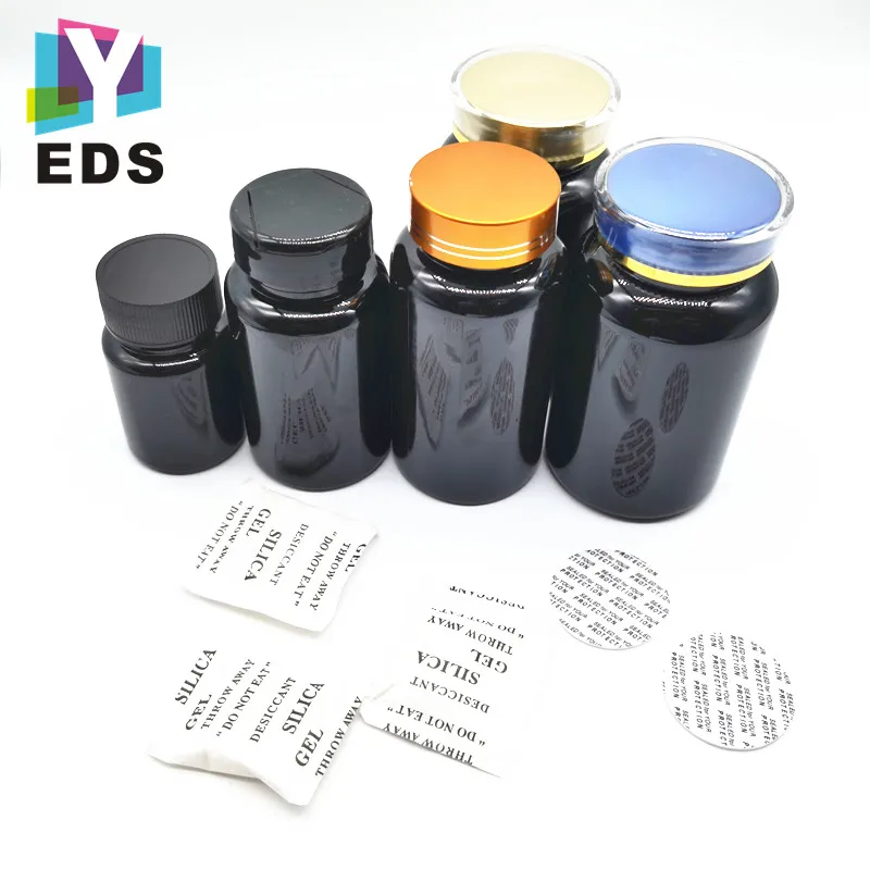 
CUSTOM PET HDPE Empty White Solid Medicine Container Pill Plastic Bottles for Capsules Vitamins Powder Packaging 
