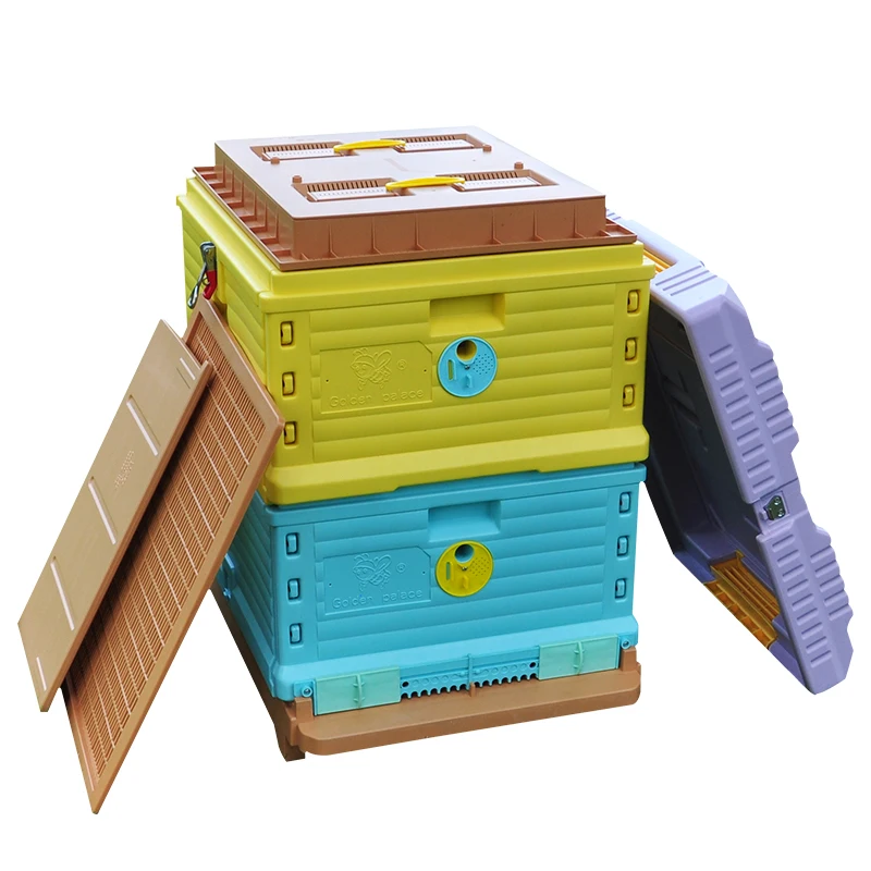 10 Frame Langstroth Bee Hive Plastic Double Thermo Beehive for sale