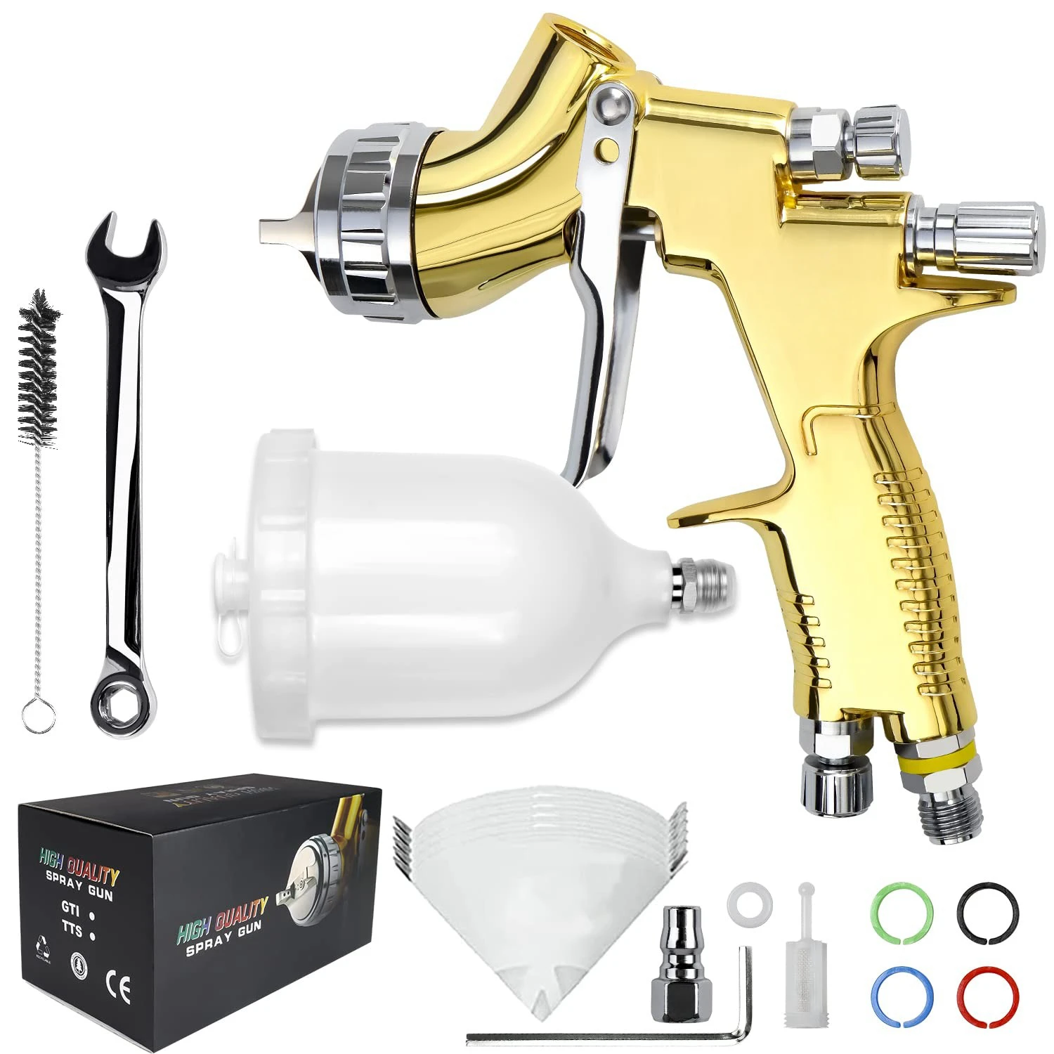 Handheld Pneumatic Spray Gun GTi Type Auto Woodworking Furniture Multi-Functional Automatic Spraying Tool