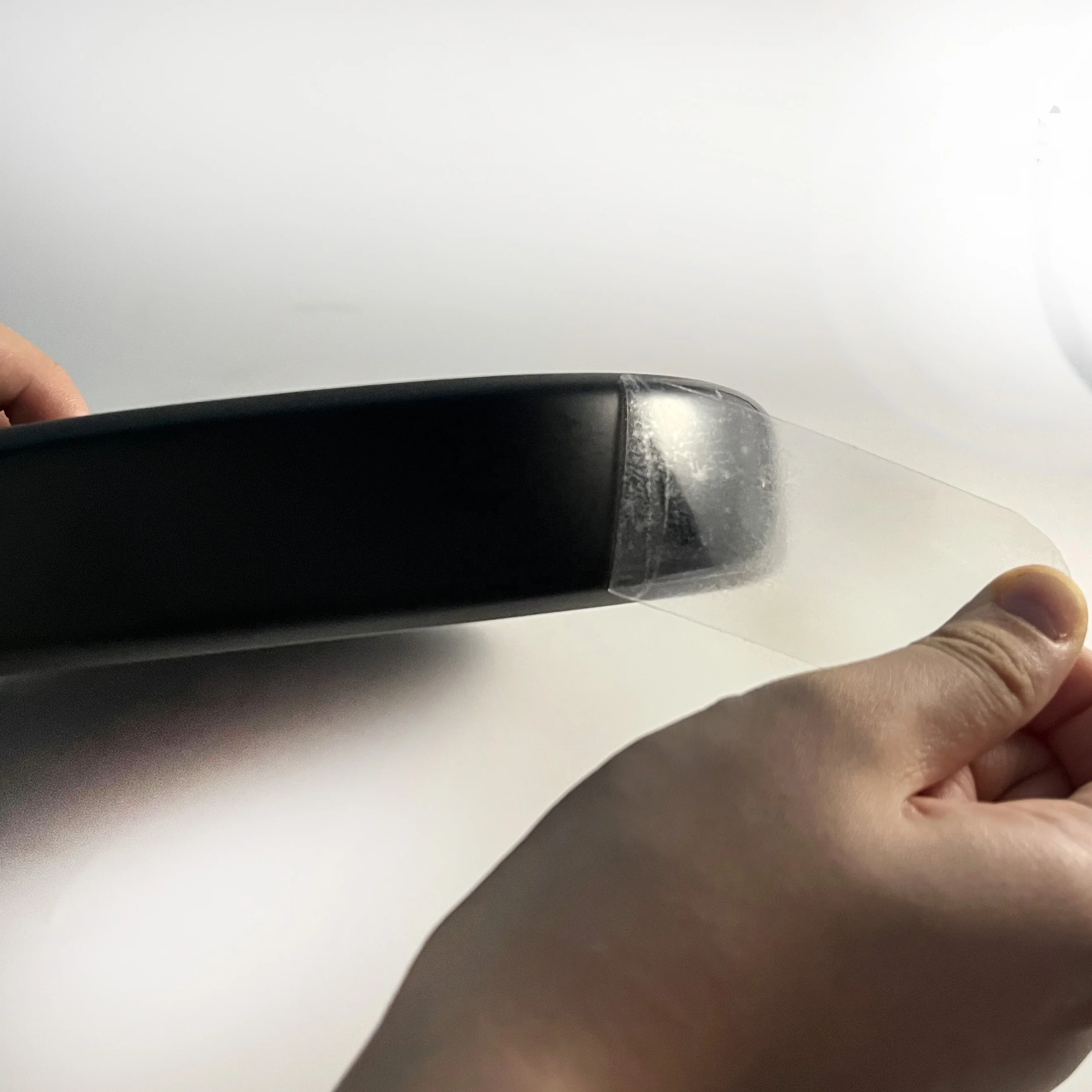 Lansda Sport Racquet Guard Head Protection Tape  bumper Tennis Racket Head Transparent Clear Racquet Frame Protection Tape