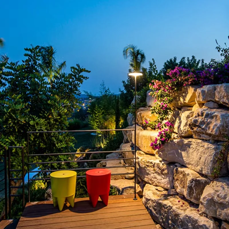 Lumind Outdoor garden lights waterproof high pole lamp garden lawn lights outdoor landscape park lighting plug-in luminaire