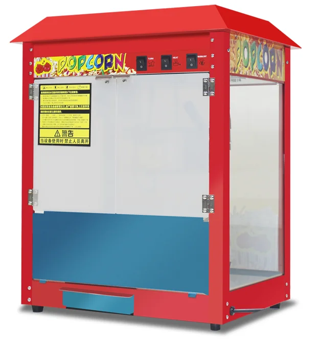 Wholesale 220V Commercial Electric Automatic Popcorn Maker Machine New OEM/ODM Factory Direct China Core Components Motor Corn