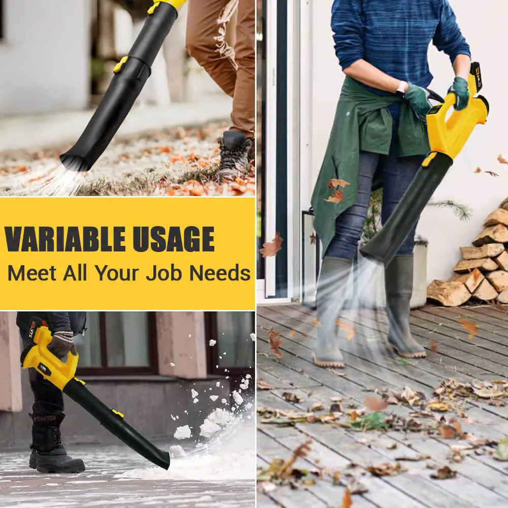 High Speed Handheld Portable Lithium Battery Powered Snow Garden Blower Fans Air 20V Cordless Leaf Blower Electric