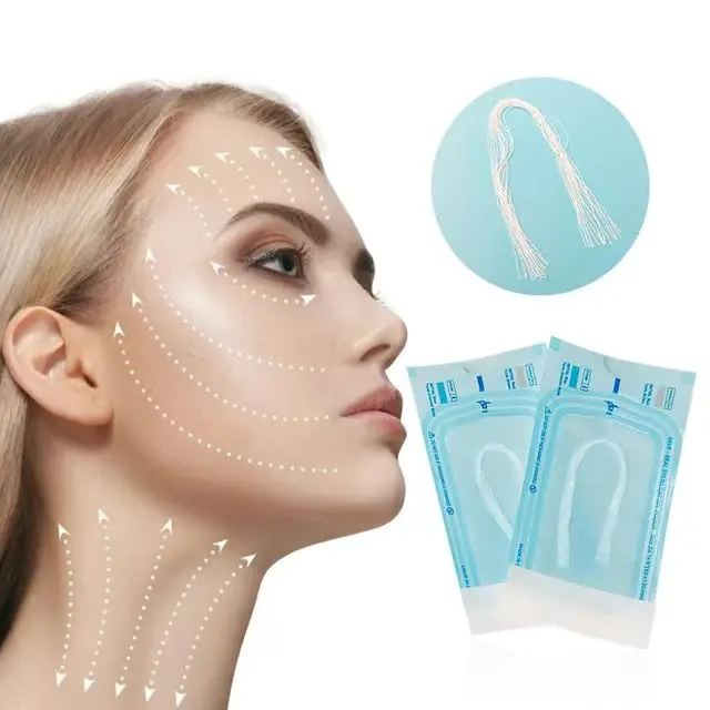 Protein Thread Lifts Tighten Collagen Protein Threads No Needle Collagen Protein Facial Thread Lift