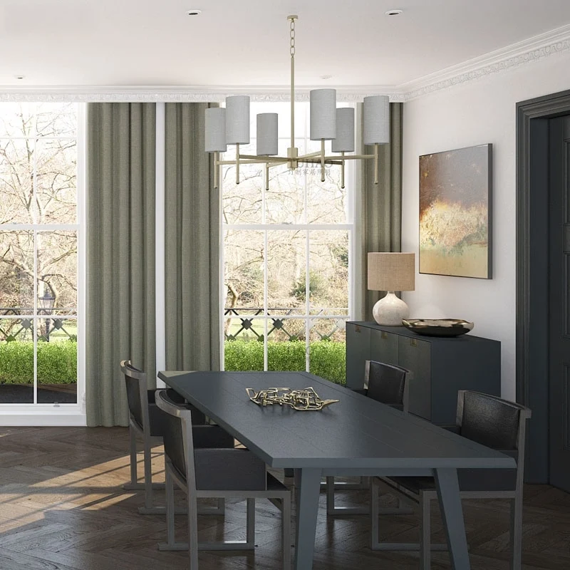 american designer nordic simple indoor copper 6 8 10 heads art luxury living room modern chandeliers