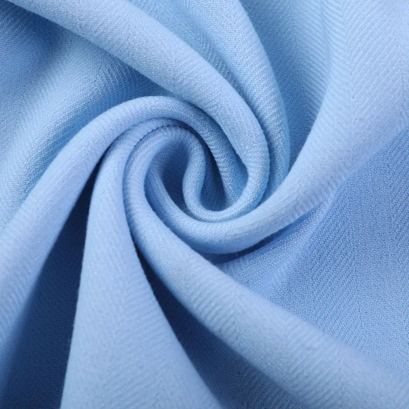 Wholesale Heavy Weight Reactive Dyed Herringbone Winter TR Suiting Fabric for Trousers and Suit