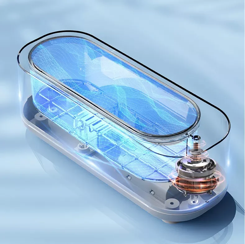 450Ml Mini 45 Khz Household Ultrasonic Jewelry Cleaner Digital Timer Digital Ultrasonic Cleaners
