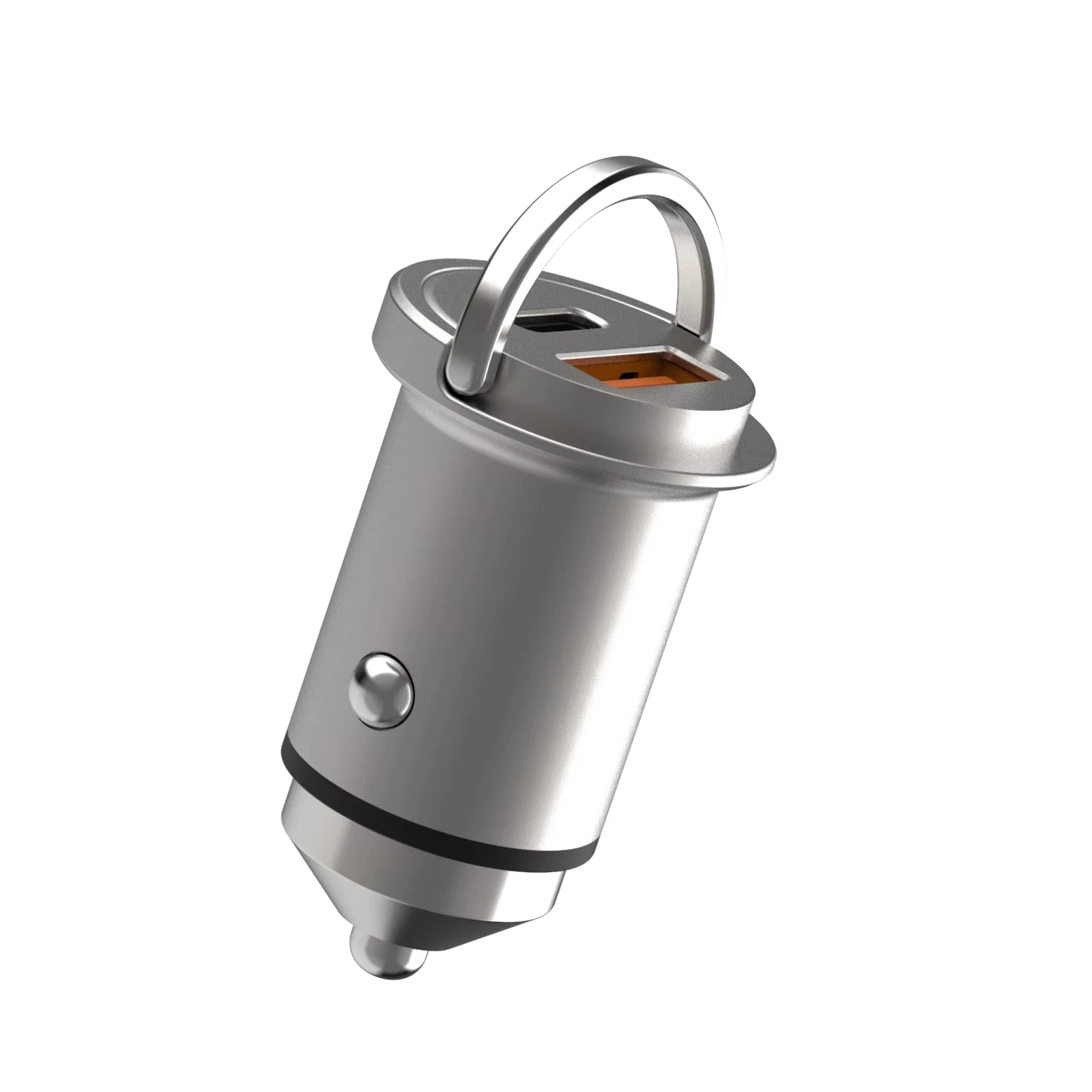 Type c car fast charger and usb cigarette lighter charger 45w dual port car charger usb c
