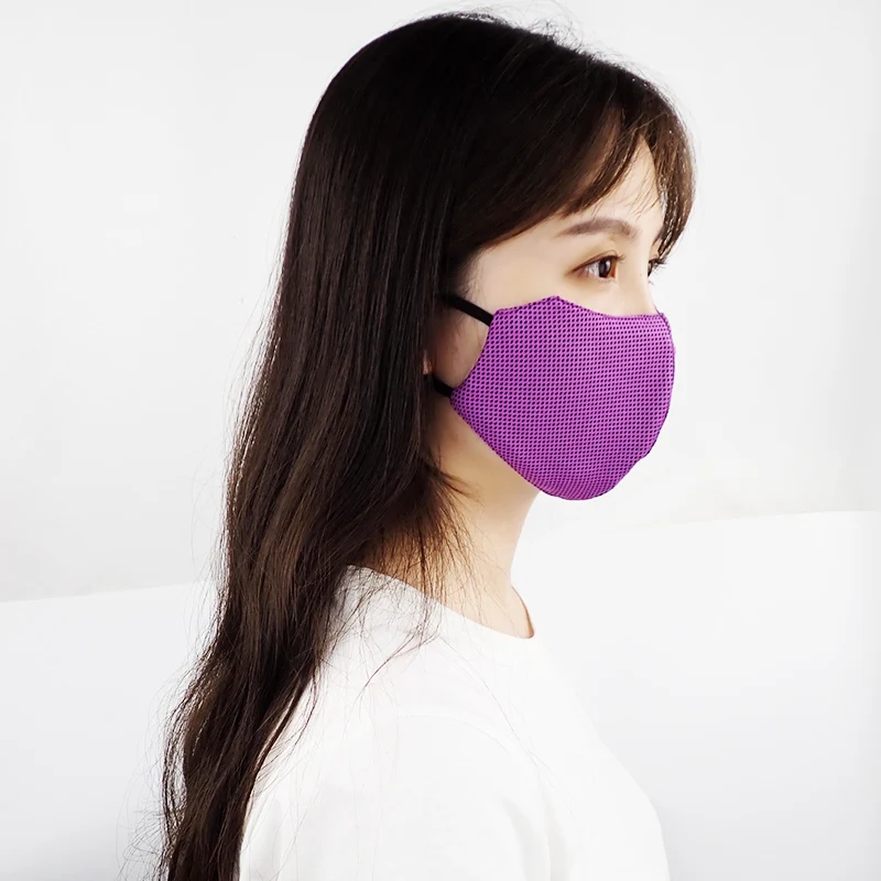 
custom logo washable face cover sun protection cool feeling summer face cover washable mouth-muffle 