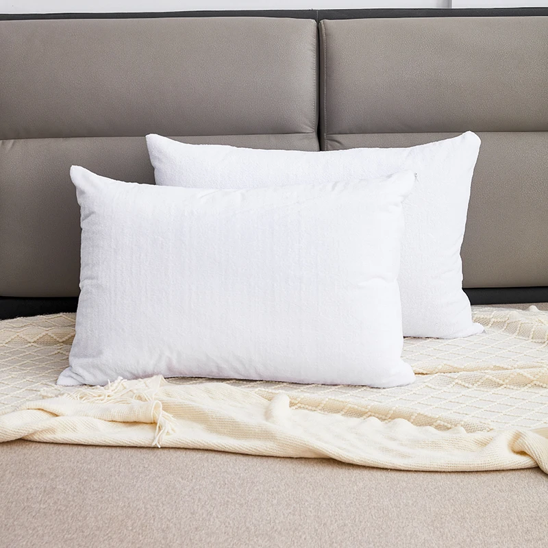 Premium Coral Fleece Pillowcase Washable Waterproof Pillow Protector With Zipper