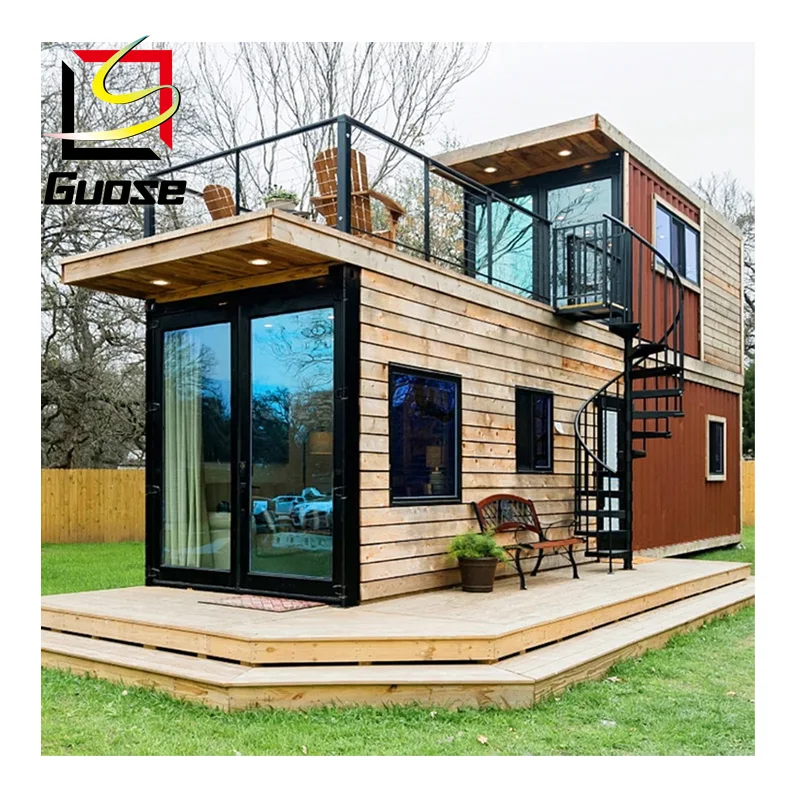 Роскошная Мобильная стальная конструкция сборная быстрая сборка жилой контейнерный дом