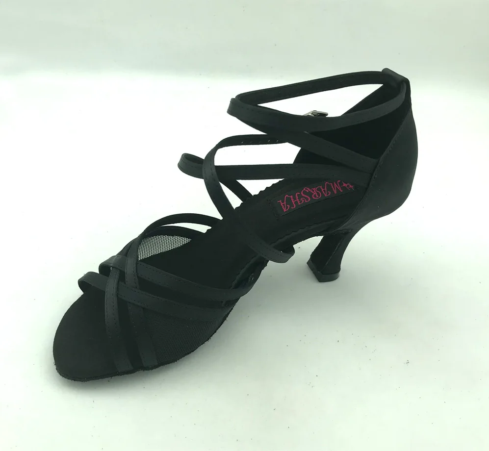 
Double Straps Latin dance shoes salsa shoes tango shoes for women 6208B-BLK 