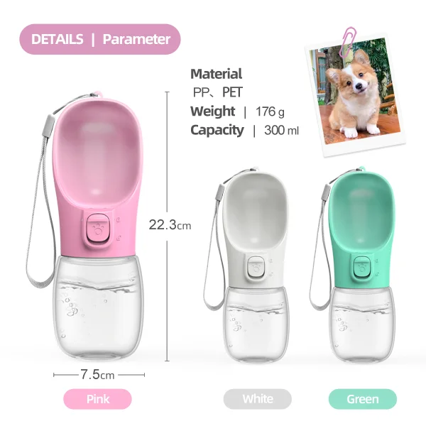 Распродажа бутылка для домашних животных питьевой воды диспенсер прогулок собак