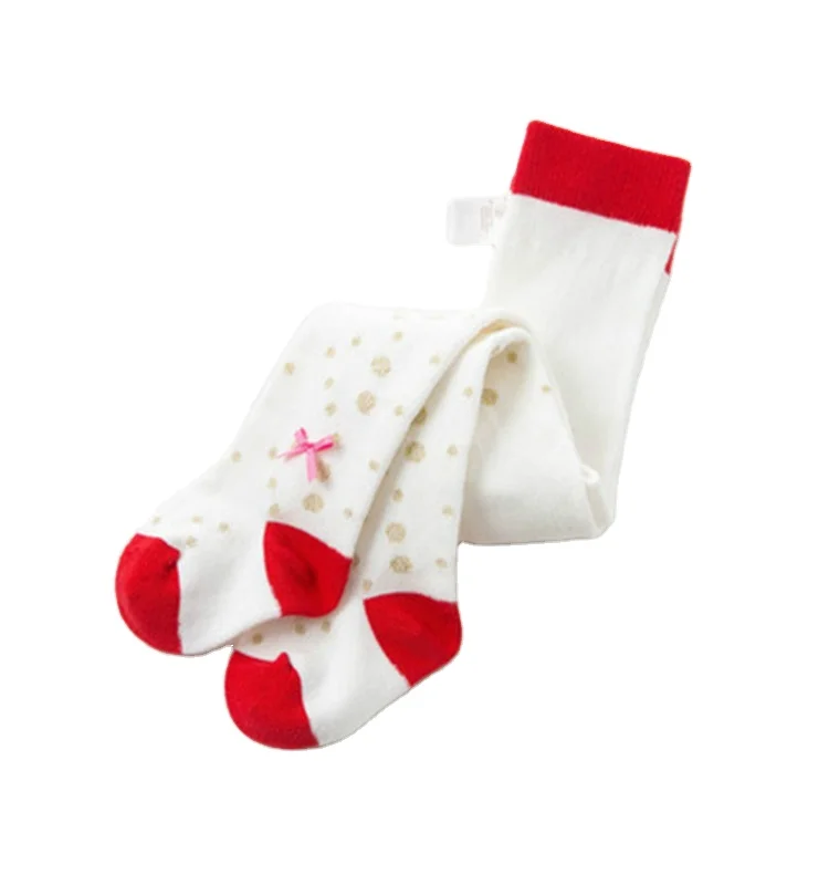 
 Колготки для девочек милые детские однотонные белые колготки для девочек  