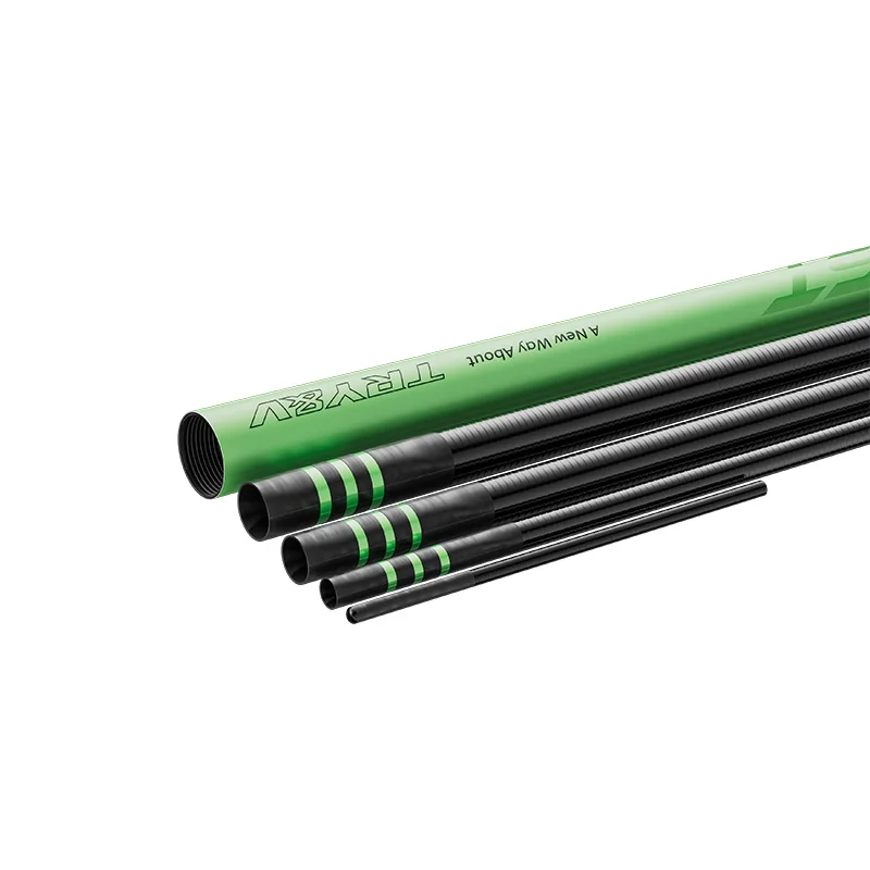 Try V Hot Sale Telescopic Fishing Rod 2.7M-9M Fresh Water Outdoor Hard Graphite Fishing Rod CWWAYMG