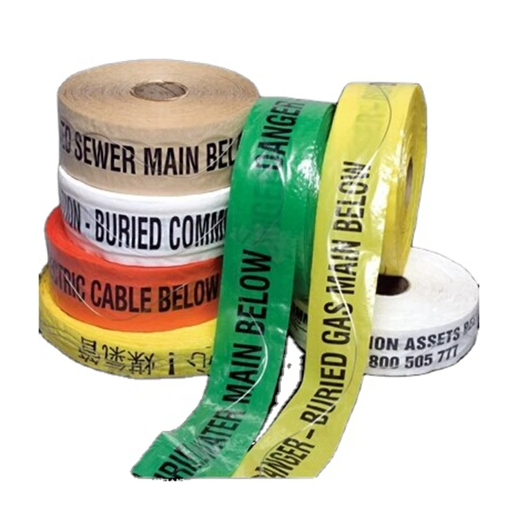 316 Stainless Steel Wire Tracer Tape Underground Detectable Warning Tape Optic Fibre Cable