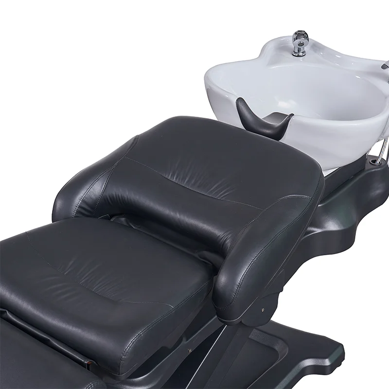 2 In 1 Electric Shampoo Bed Hair Head SPA Massage Table Beauty Washing Chair Japanese  Salon Equipment Set for Hair Salon