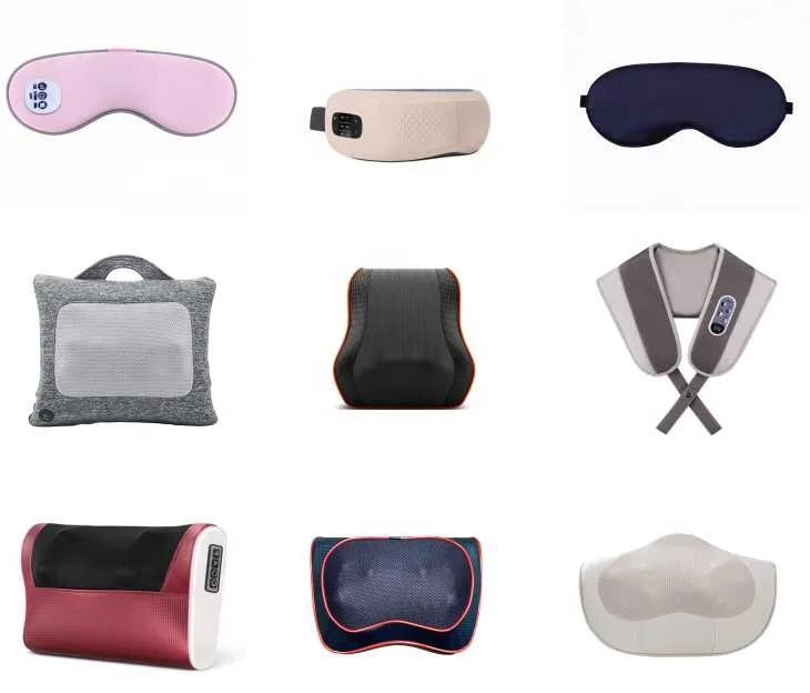 S99 Multi-functional  Multi-functional  Kneading Air Compression  Shoulder Neck Back Leg Massage Mattress With Heat