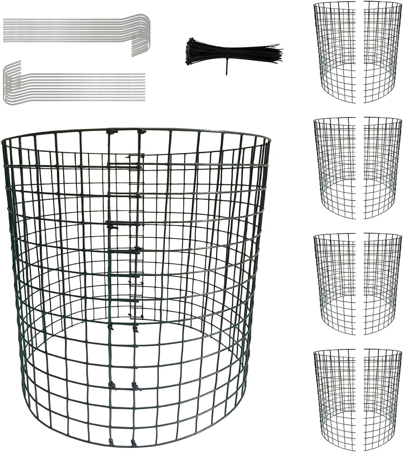 Metal Plant Cages to Keep Animals Out Garden Protection from Rabbits  for Garden Flowers Vegetables Tree Guard