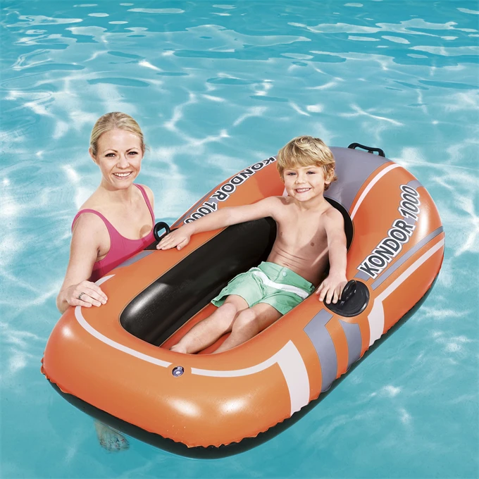 Best seller- Single inflatable kayak with paddles, family and friends outdoor boating use