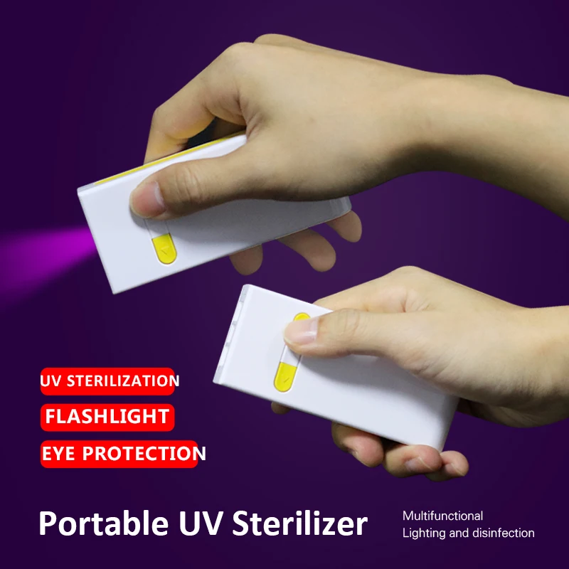 Fashionable New Arrival For 2020 Style Germs Cleaning Tool Portable UV Sterilizer Travel UV Sanitizing Wand for Household Used