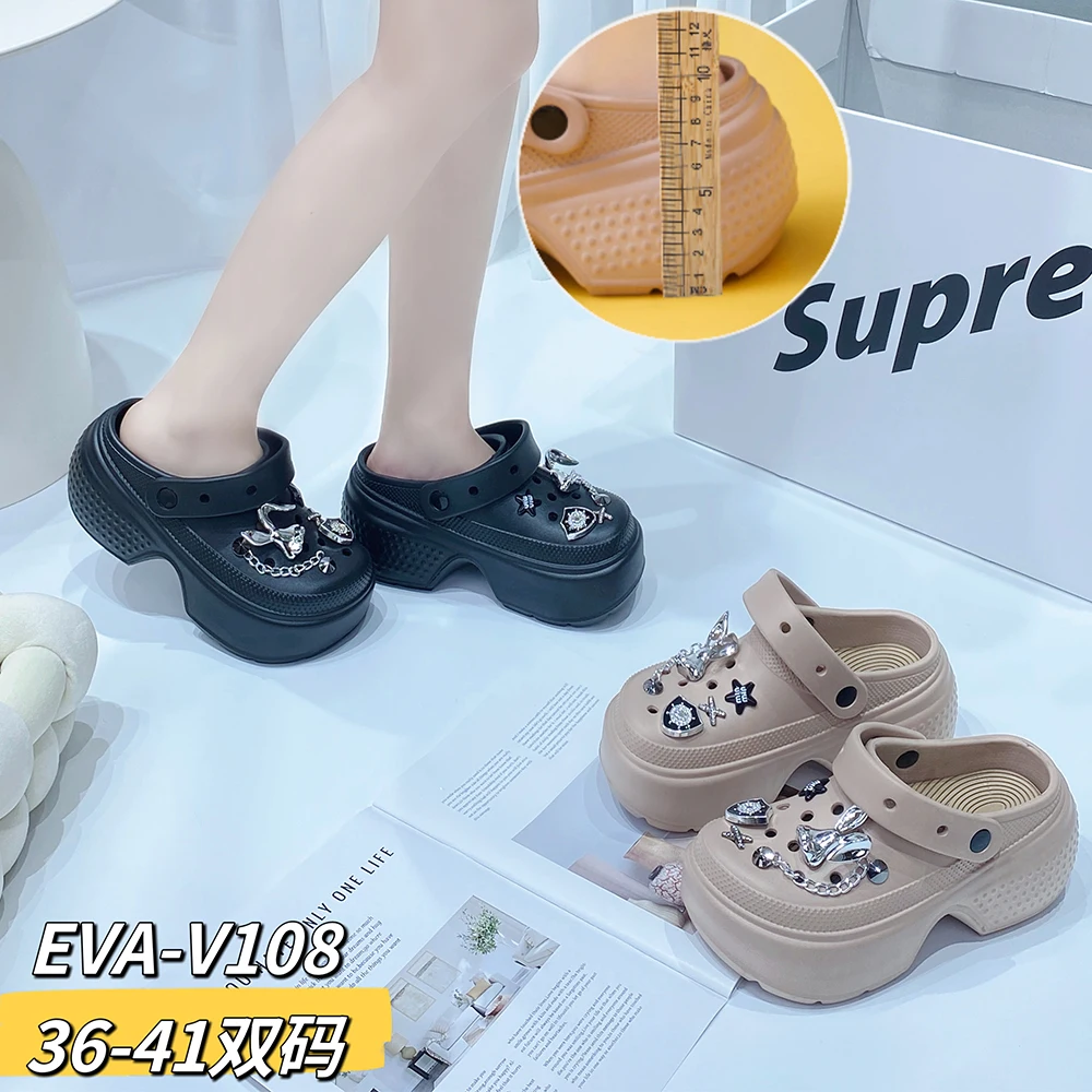 Youth Rubber Clogs  Footwear Cloud Cushioned Eva Clogs Shoes For Women Slides Slippers Anti-slippery