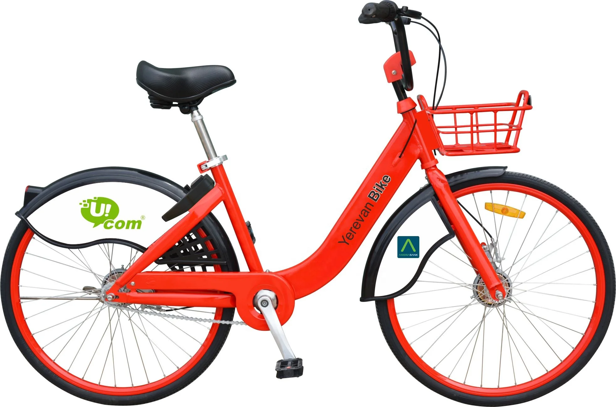 China OEM sharing system 2g/4g GPRS smart lock bike management system share rental city bike