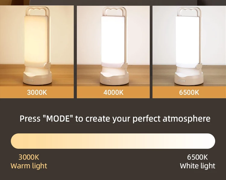 Au Silver Portable Solar LED Light Work HangTent Lamps Touch Rechargeable Camping Lantern Indoor Emergency Night Light ABS