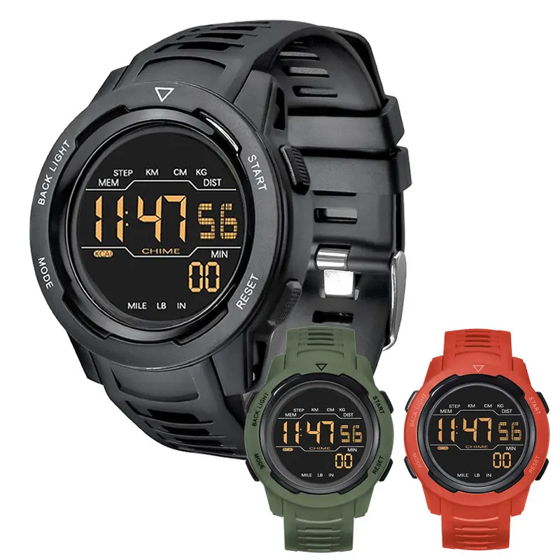 Relgio Digital Esportivo Prova Dgua Original Waterproof Sports Digital Watch