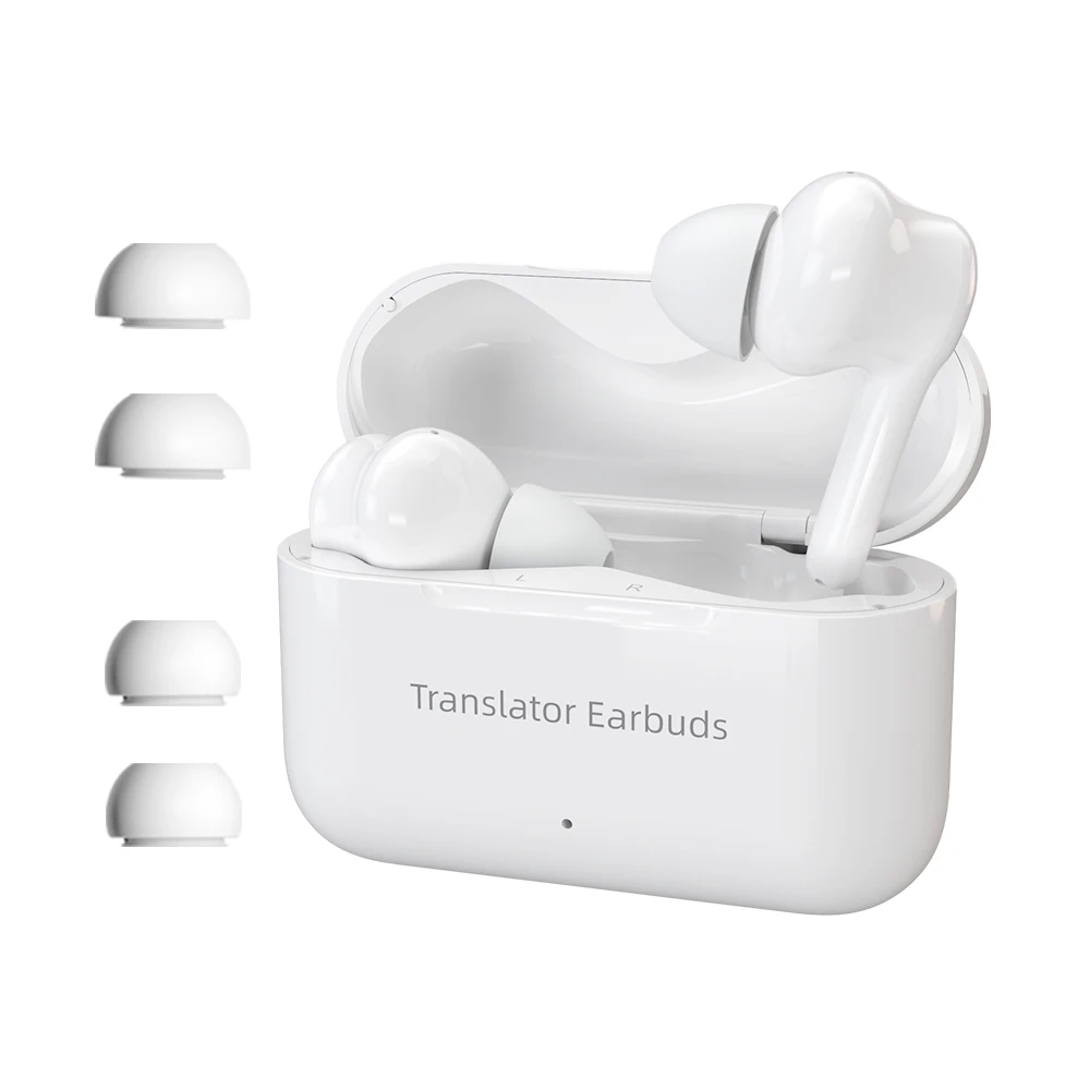 Беспроводная гарнитура Wooask M6, стерео гарнитура для вызова, переводчик в режиме реального времени, поддержка 144 языков