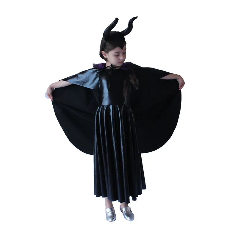 Halloween Costumes Europe and the United States Children Black Witch Sleeping Spell cosplay costumes cosplay costumes