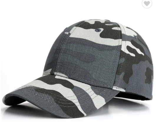 Custom logo camo baseballcap camouflage army hat