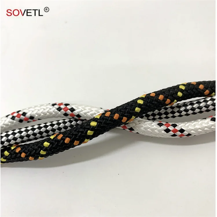 UHMWPE Rope High Strength Durable Colorful Cord Anti Abrasion Resistant Uhmwpe Braided Rope for Outdoor Sports Mooring