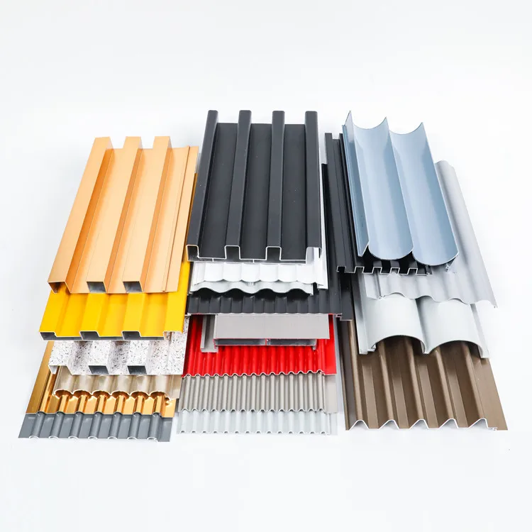 Decorative Aluminium 3D Wave Great Wall Panel Corrugated Aluminum Wall Panel Exterior Facade Curtain Wall Interior Boards