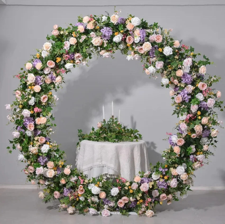 Wedding Arch Decoration Artificial Flowers Metal Frame Bracket for Stage Background for Wedding or Stage Design