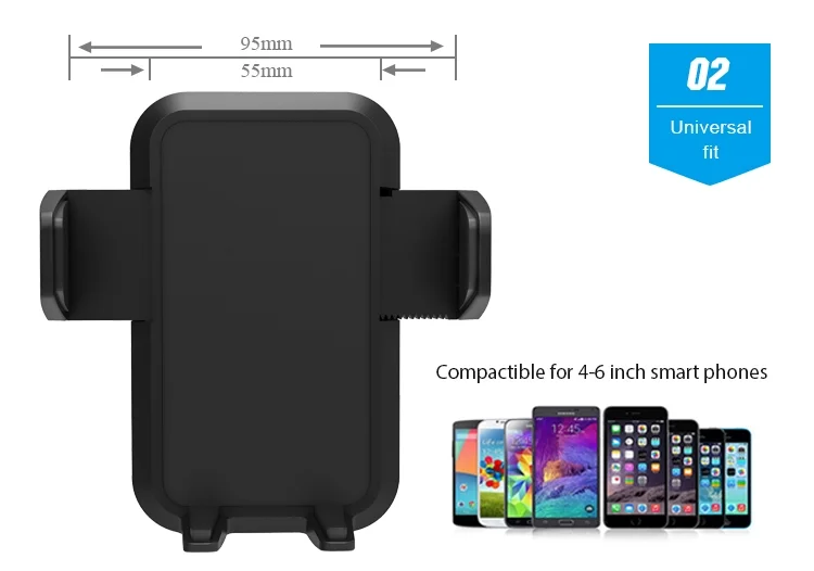 Высококачественный держатель для телефона с вентиляционным отверстием мобильного вращением на 360 градусов