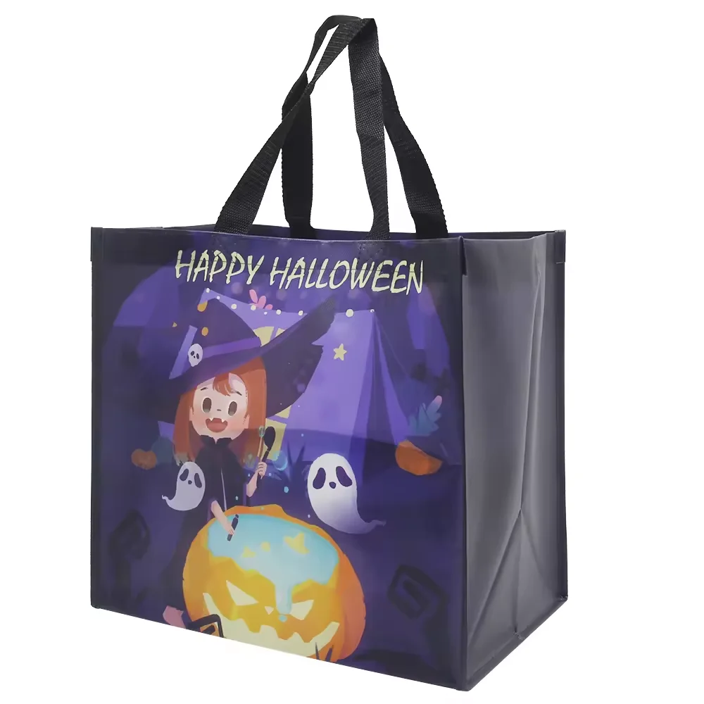 Wholesale Custom Printed Laminated Tote Eco Friendly Reusable Grocery Bags manufacturer Pp Non-Woven 50x40 cm non woven bag