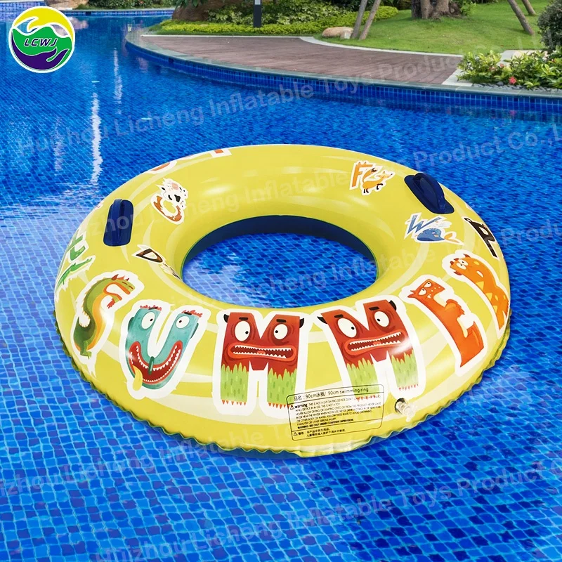 LC inflatable swimming ring Amazon custom pool float beach toys for kids and adults